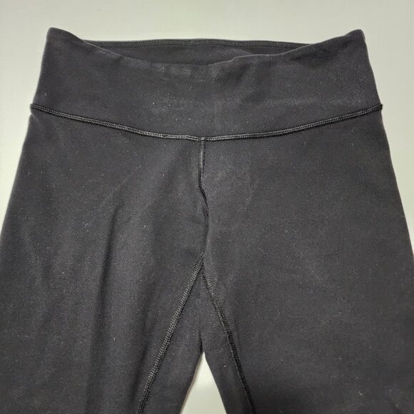 Lululemon Black Luon Mid Rise Wunder Under Tights - Picture 5 of 6